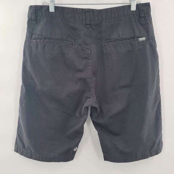 Volcom Men's Casual Shorts Size 33 Chinos Black - Picture 2 of 4